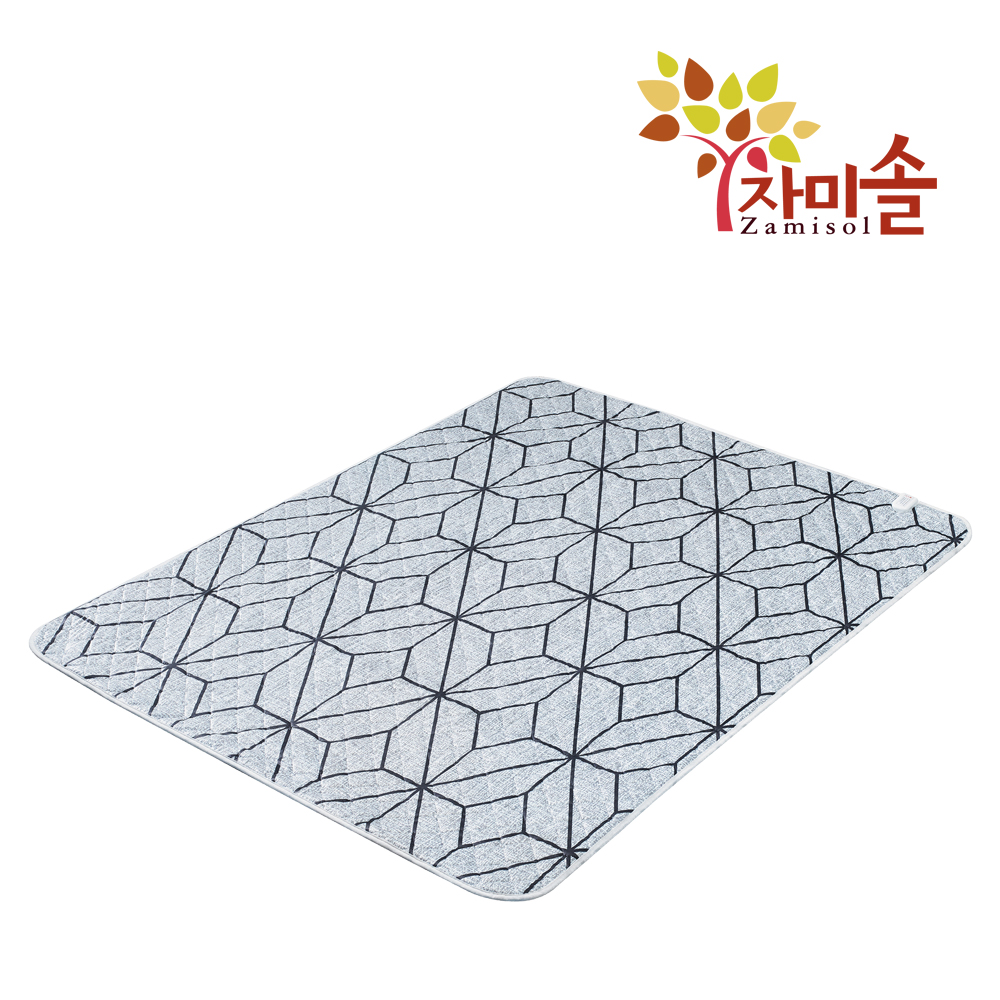 자미솔 전기요 그레이 어블릭 더블 180X135cm EMF인증 전자파 차단 물빨래가능 : 길몽드 닷컴