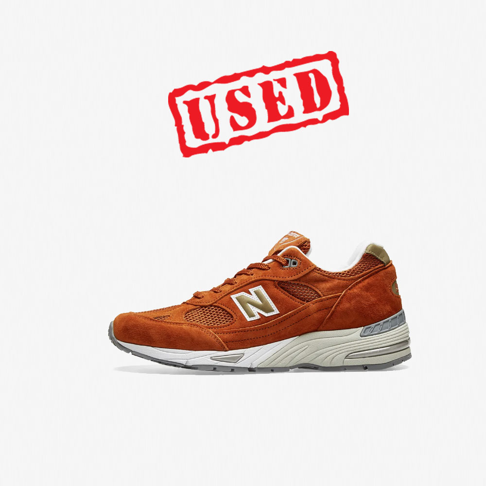 [중고] 뉴발란스 991 오렌지 m991se 250사이즈 민트급 : 킥스토어
