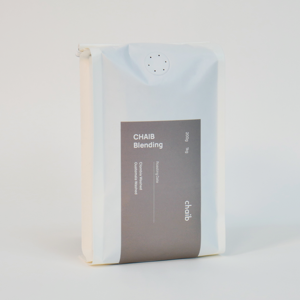 200g 차이브 블렌딩 커피 원두 하우스 블렌드 로스팅 원두 : chaibcoffee
