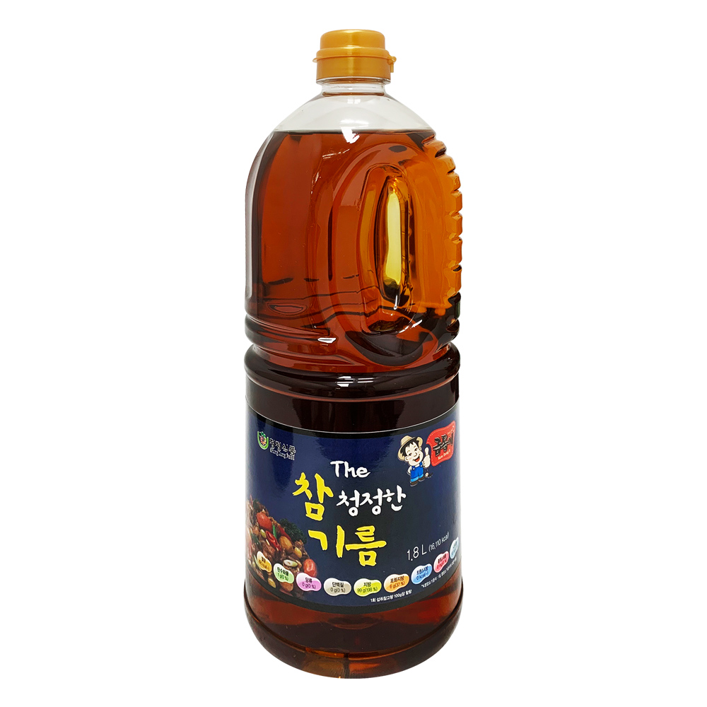 청정식품 대용량 참맛기름 1.8L 업소용 향미유 향기름 맛기름 : 따봉쇼핑