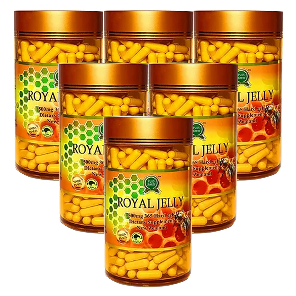 플러스팜 로얄젤리 500mg  365 캡슐  X 6개 : 엔젯 네이처