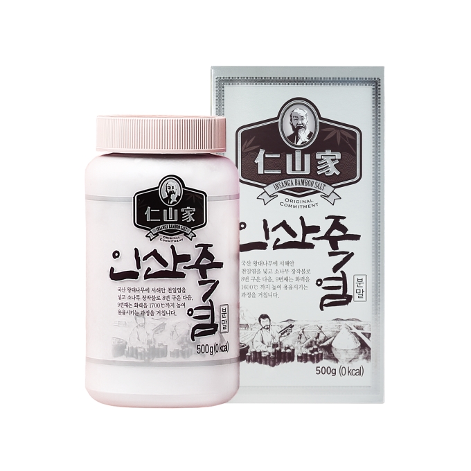 인산가 9회 죽염 분말 500g 인산죽염 건강소금 : 헬스 푸드