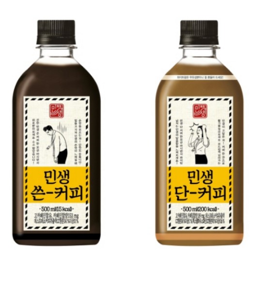 이마트24민생500ml 쓴커피 단커피 2종택1이름값하는 커피 드셔봐요 : 뉴히어로해피