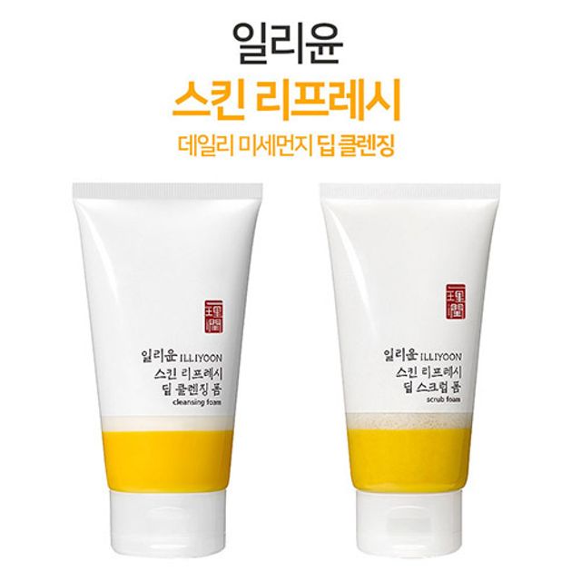 일리윤 스킨 리프레시 데일리 딥 클렌징폼 스크럽폼 : 한누리스토어