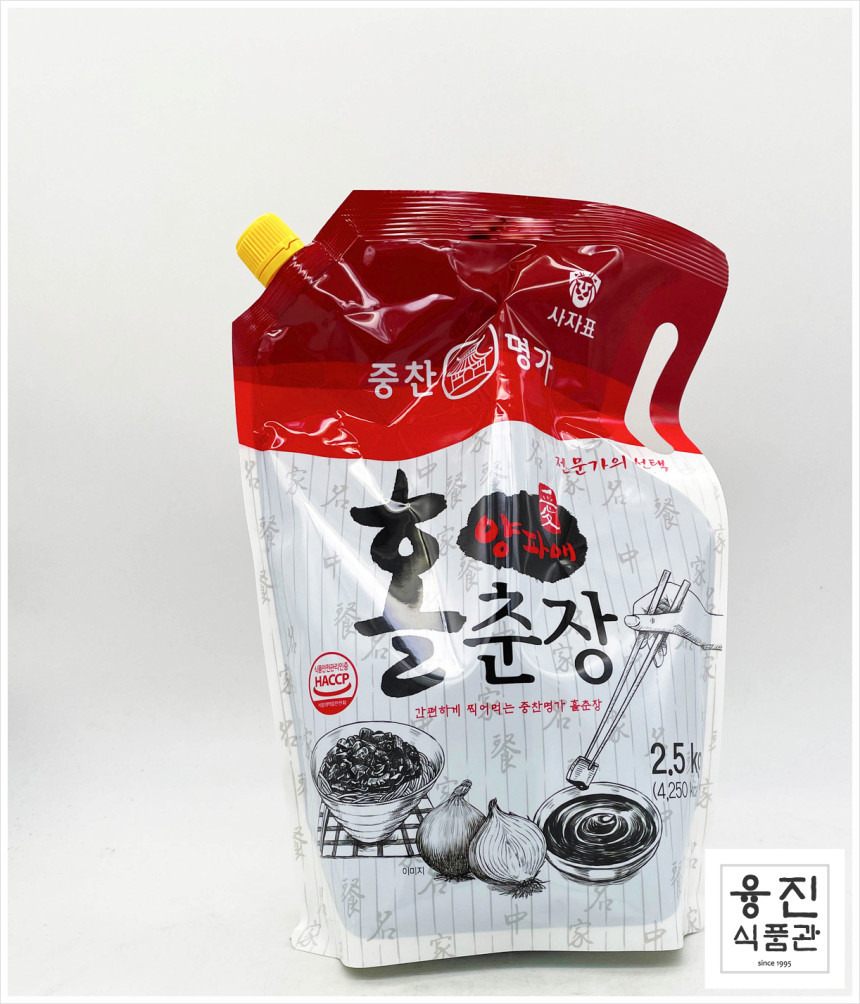 영화식품 중찬명가 홀춘장 2.5kg / 짜장면 자장밥 중화요리 경장육사 짜장라면 : 융진식품관