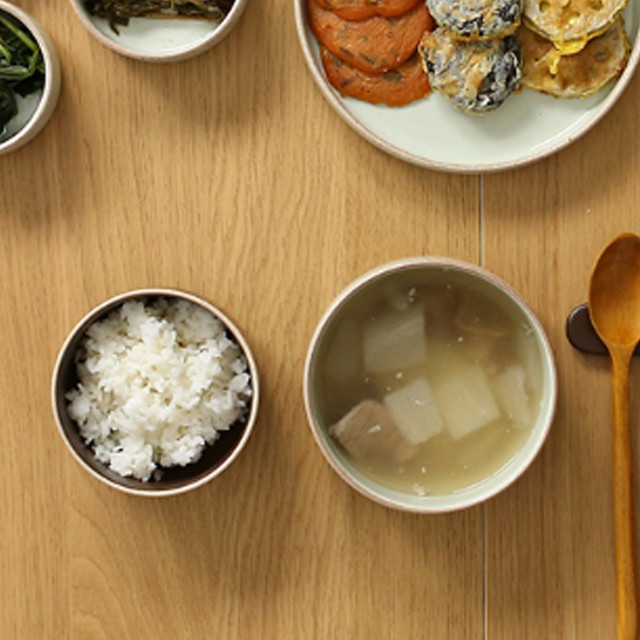 옳음 공기 밥그릇 신혼그릇 4color : 한진종합주방몰