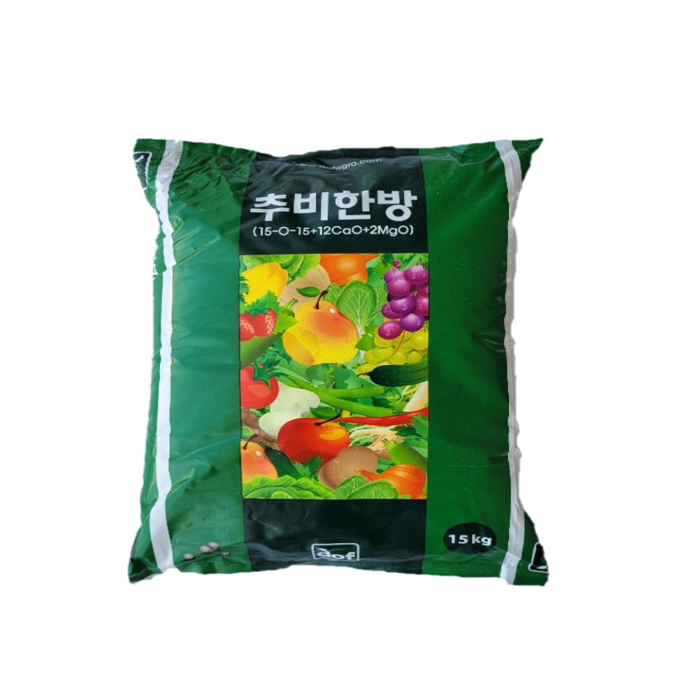 추비한방 15kg 빠른효과 수용성 고기능복합비료 : 평창아그로