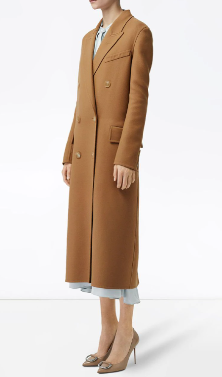 버버리 정품/신상품 - 여성코트- 울 테일러드 코트 (Wool Tailored Coat) Theydon (8007129-카멜색) 2019년 봄모델 이태리산 울 99... 
