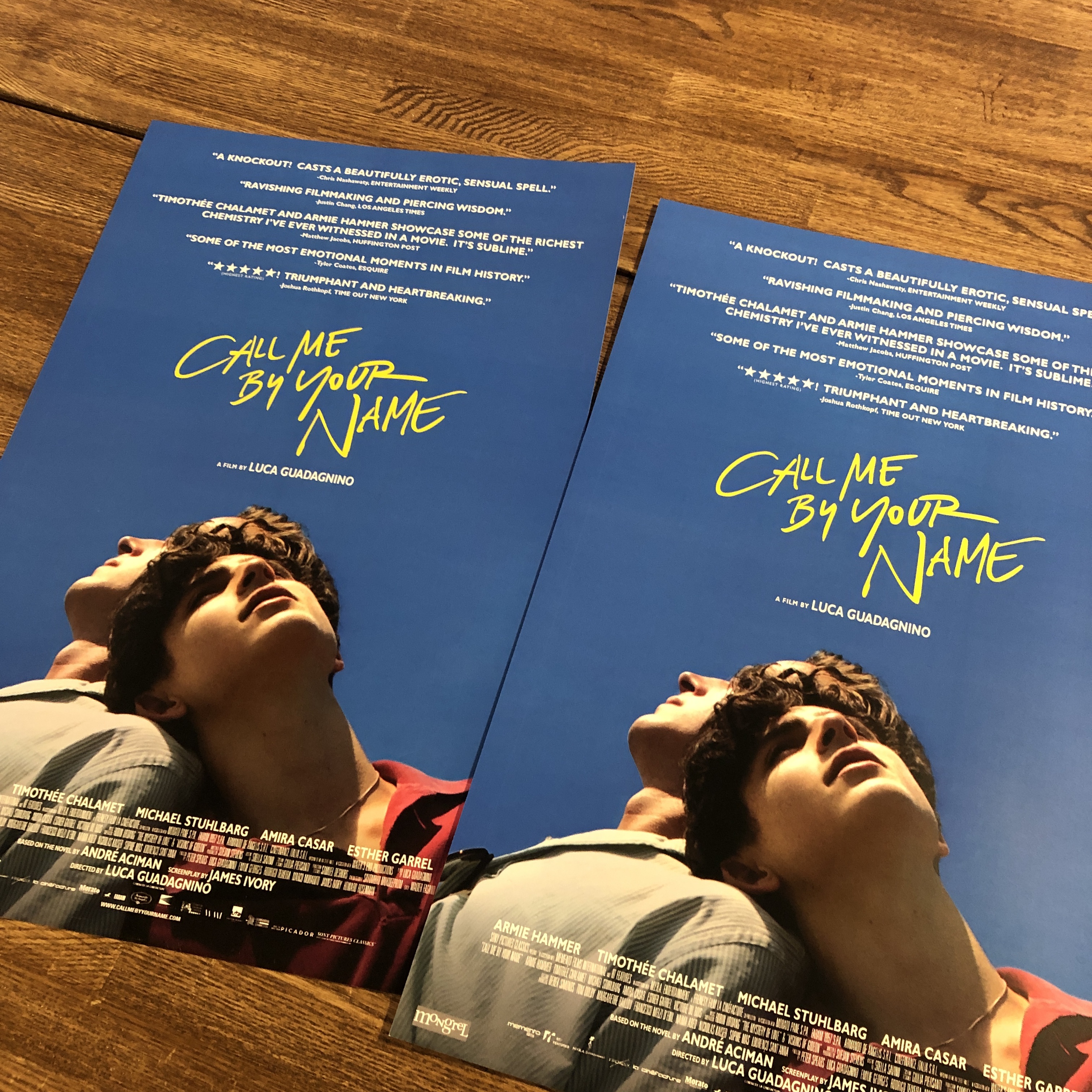 영화 포스터_ 콜 미 바이 유어 네임 (Call Me by Your Name) : 북미 BookMe