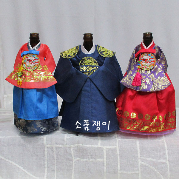 술병주머니B,와인주머니,폐백실용품,소품 : 소품쟁이자수표구