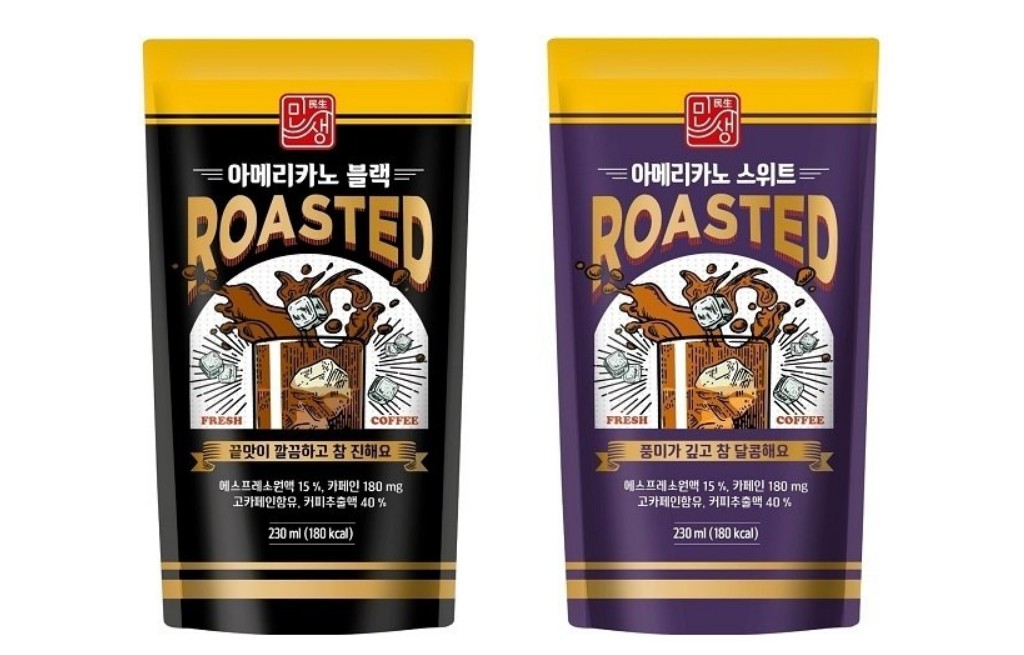 이마트24 민생 파우치230ml 블랙스위트2종택1간편하게 즐겨요10입한박스 : 뉴히어로해피