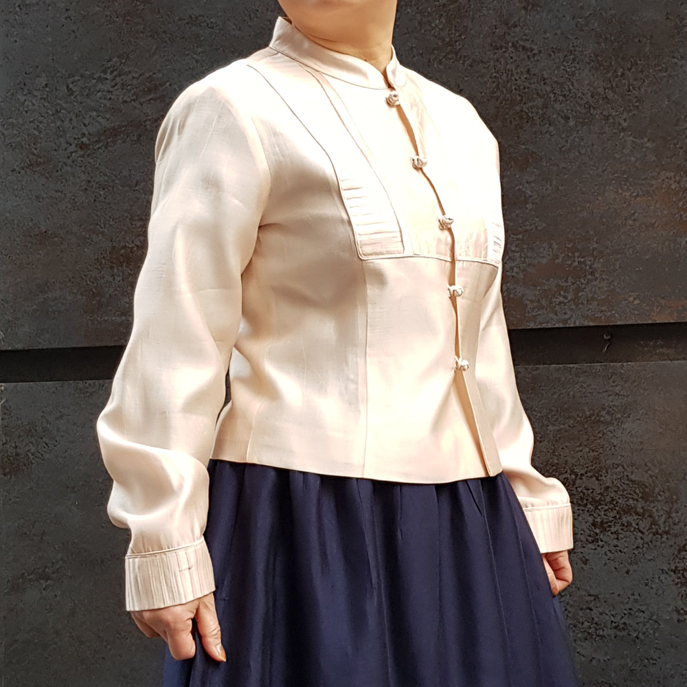 인사동 브랜드 퓨전 시동생결혼 하객 여성개량한복  핀턱저고리 : 모둠삼방