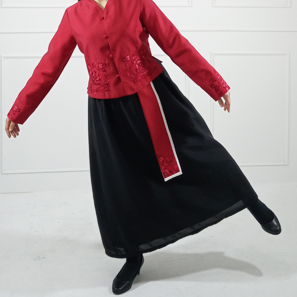 인사동 브랜드 퓨전 개량 여자어른 생활한복 허리치마 : 모둠삼방