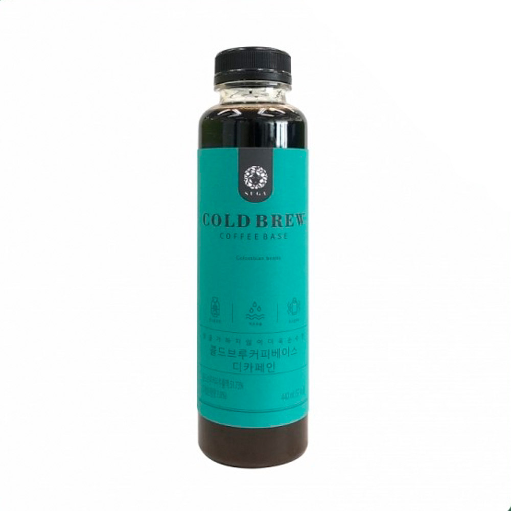 흥국 수가 콜드브루 커피베이스디카페인 440ml : 산커피