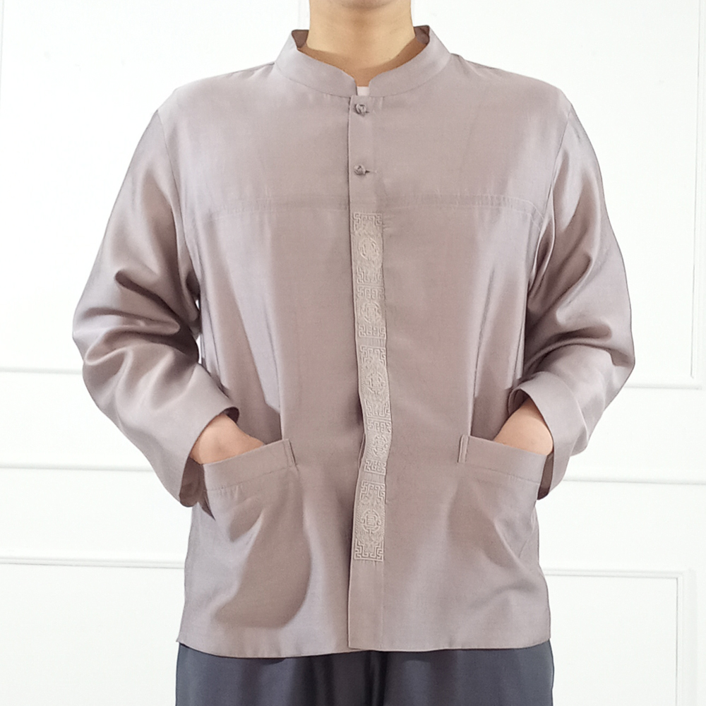 인사동브랜드 퓨전 개량 결혼식가족하객 남자 겨울생활한복 차이나깃저고리 : 모둠삼방