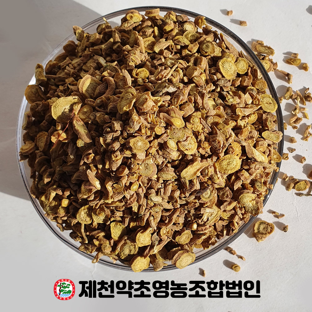 국산 황금 300g 제천약초영농조합법인 제천약초시장 : 제천약초영농조합법인