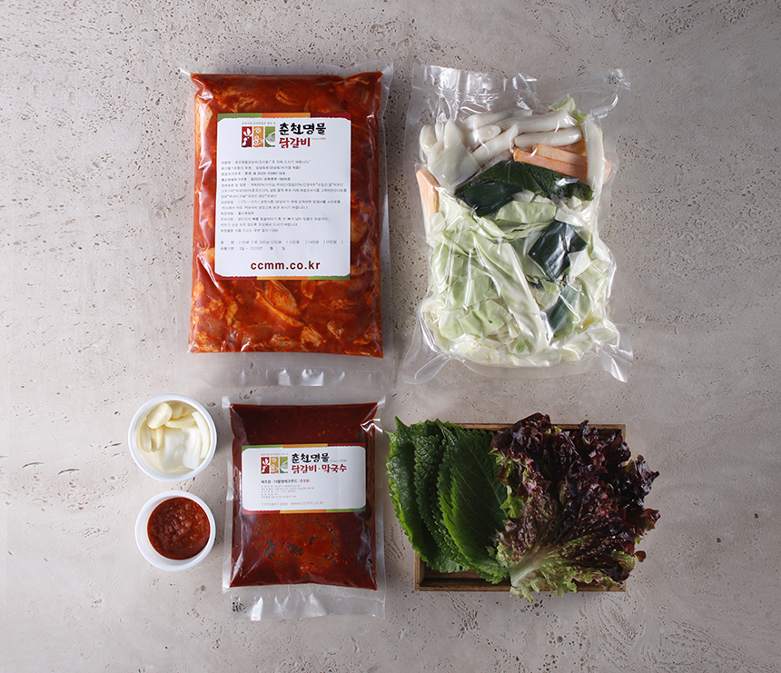 [춘천 33년째 영업중] 춘천 닭갈비 밀키트 1인분 (300g) : 춘천명물닭갈비