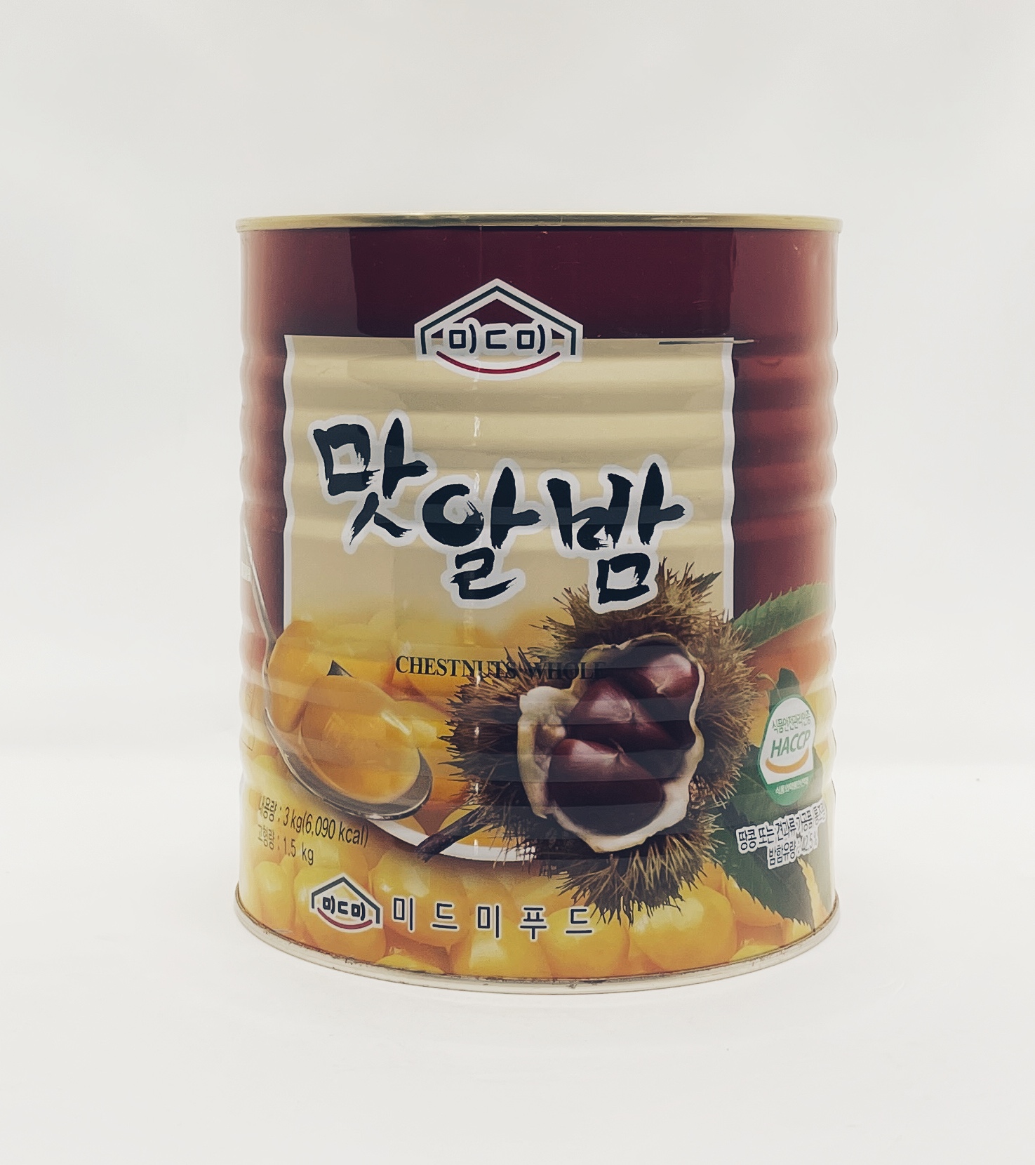밤 통조림 맛알밤 3kg 미드미 : 위캔푸드