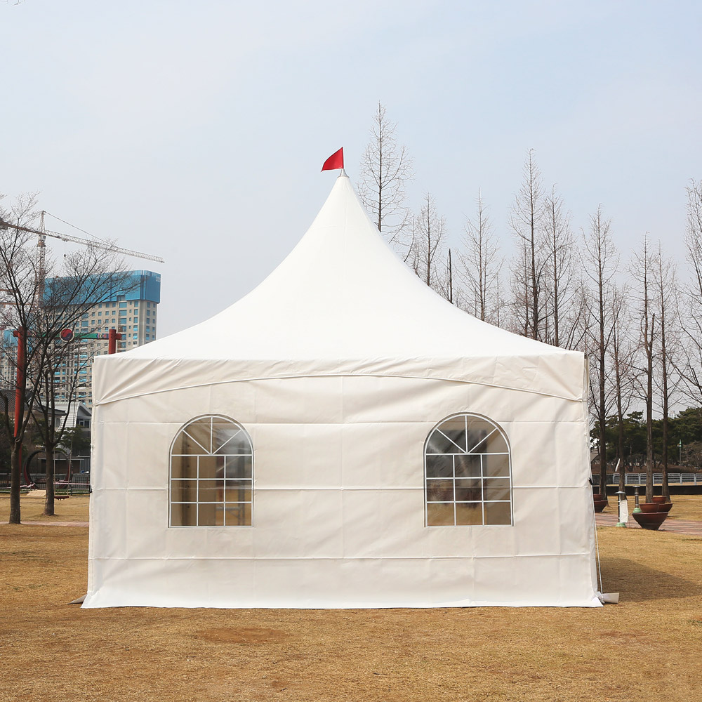 홍캐노피 몽골 텐트 행사 천막 행사용 가제보 2m x 2m 백관 벽면없음 : hongcanopy