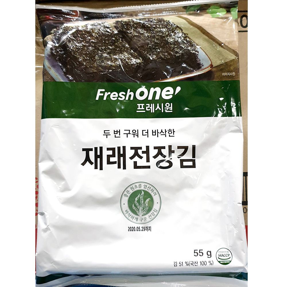 전장김 프레시원 55g x4개 조미김 구은김 구운김 업소 : 민트딜마켓