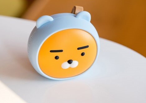 카카오프렌즈 후디라이언 포터블 스피커 휴대용 블루투스 스피커 : 바로나래