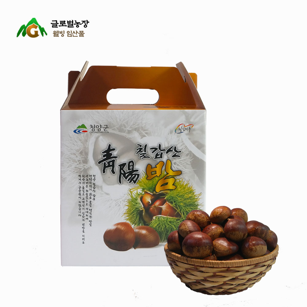 [글로벌 농장] 청양 칠갑산 알밤(특) 4kg : 글로벌 농장