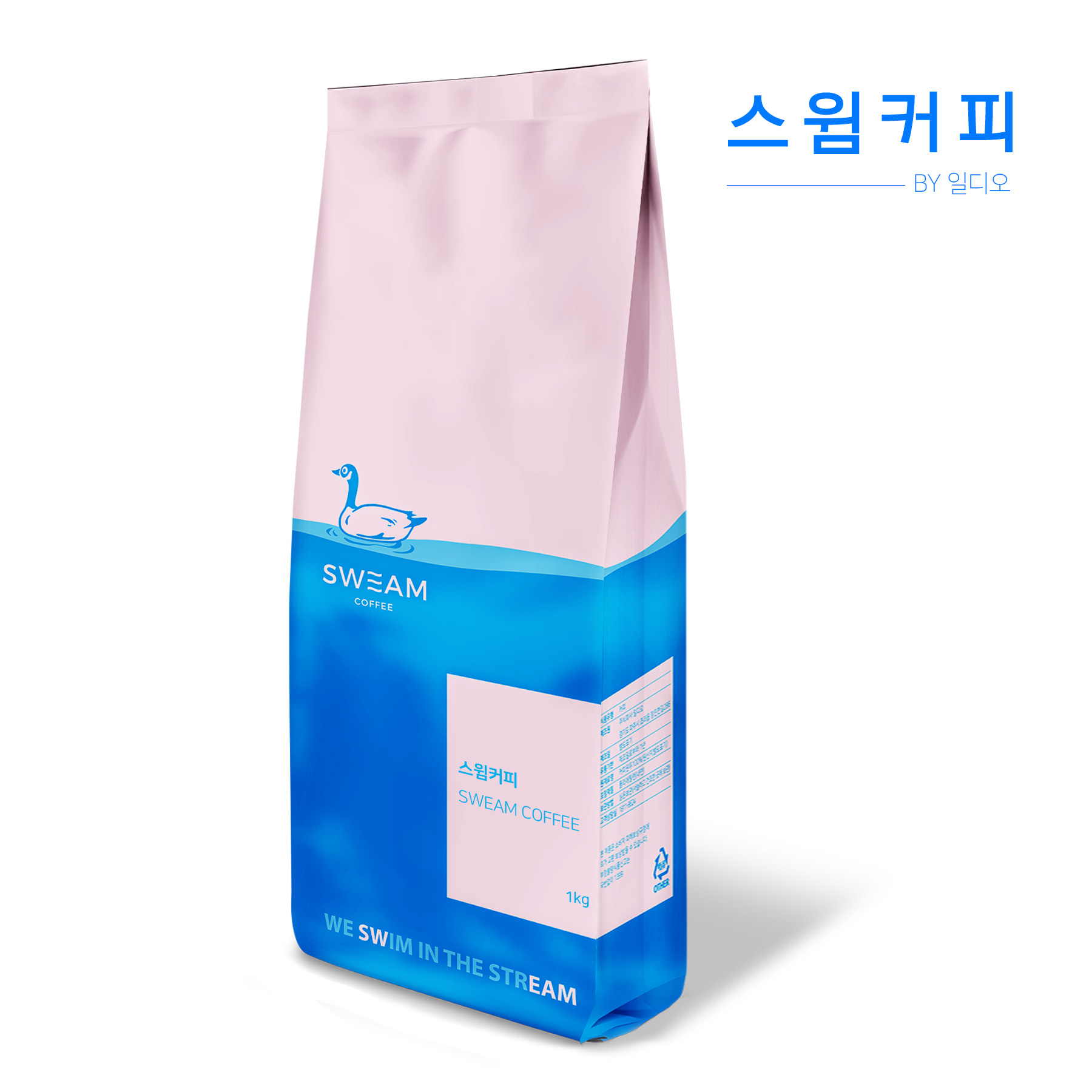스윔커피 크릭 블렌드 1kg 원두커피 (고소한 맛) : 스윔커피