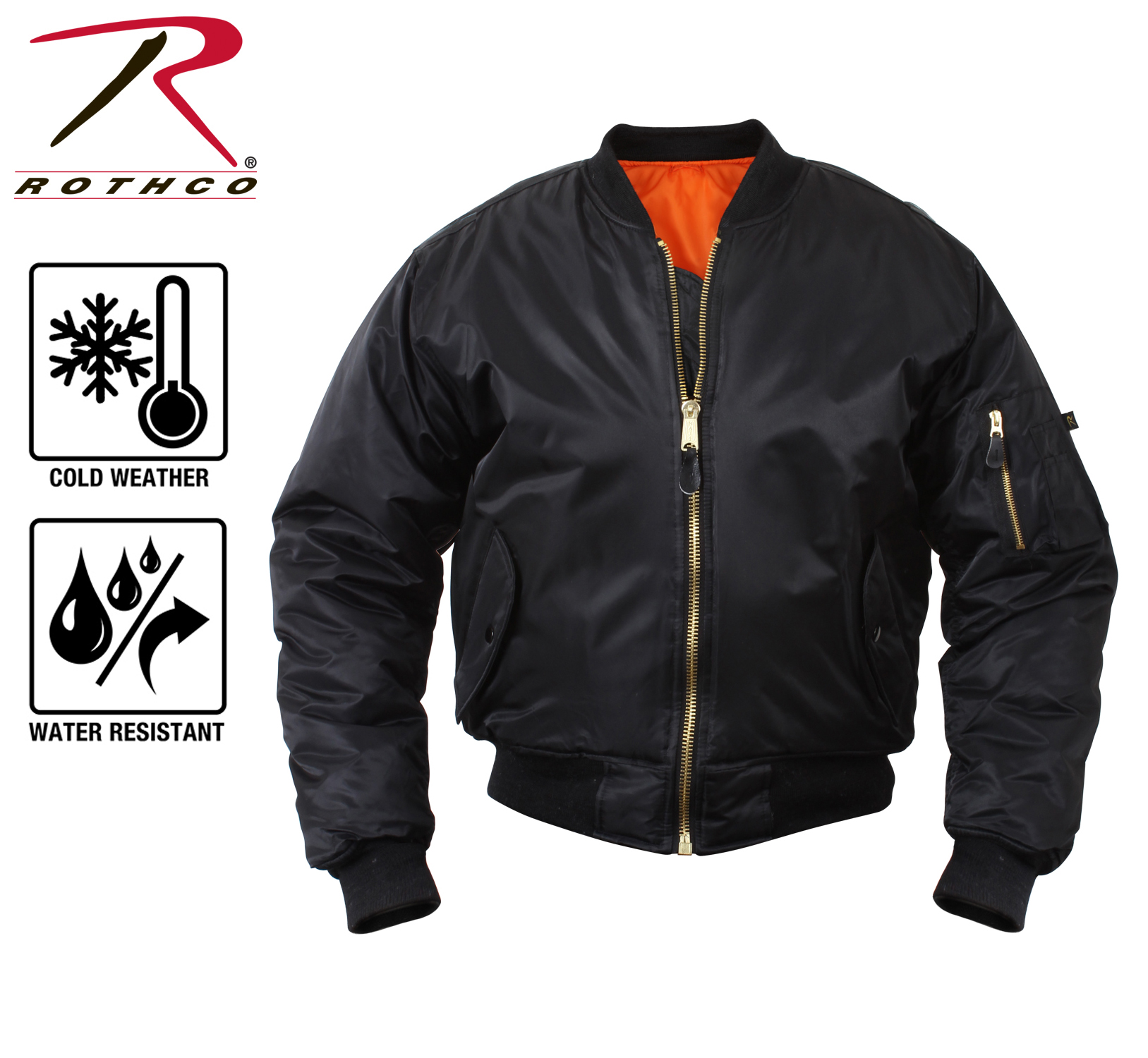 로스코 MA-1 항공점퍼 마원 빅사이즈 Rothco 건메탈 블랙 세이지그린 2XL 3XL 4XL 5XL : 어썸우즈