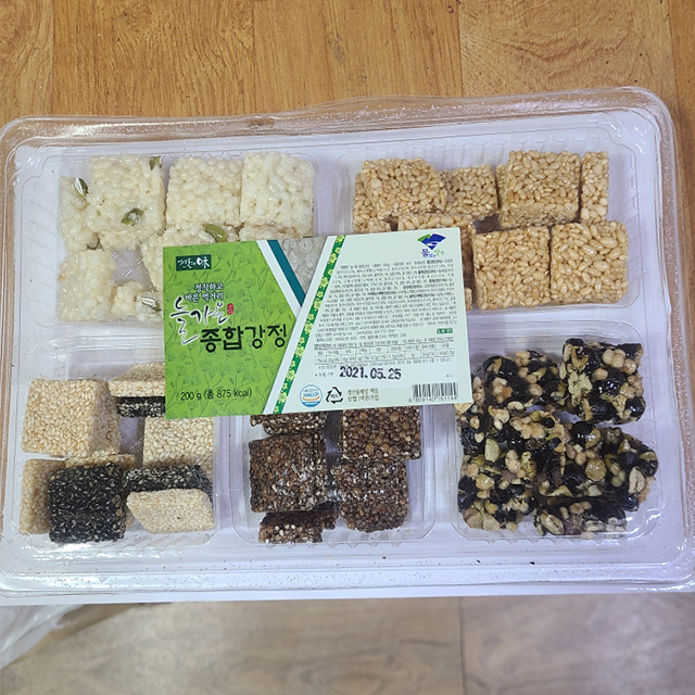[일산 배달] 건강 간식 종합강정 1팩 [일산 중앙상회] : 동네시장 장보기