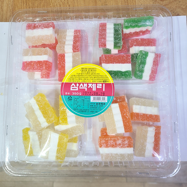 [일산 배달] 옛날 삼색제리 1팩 [일산 중앙상회] : 동네시장 장보기