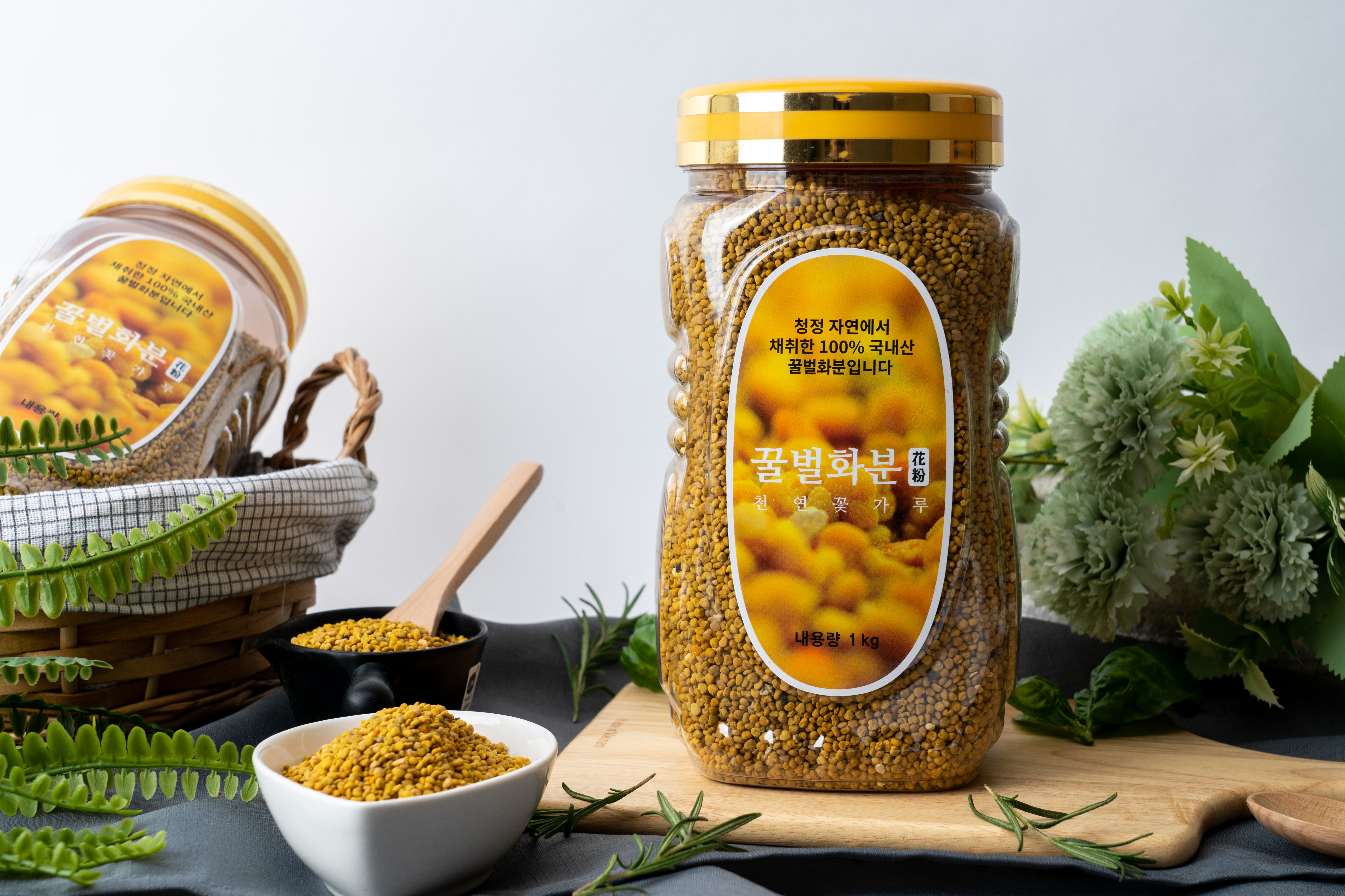 32 창녕꿀벌농장 도토리화분 / 다래화분 / 100%국산 1kg : 줌마줌마