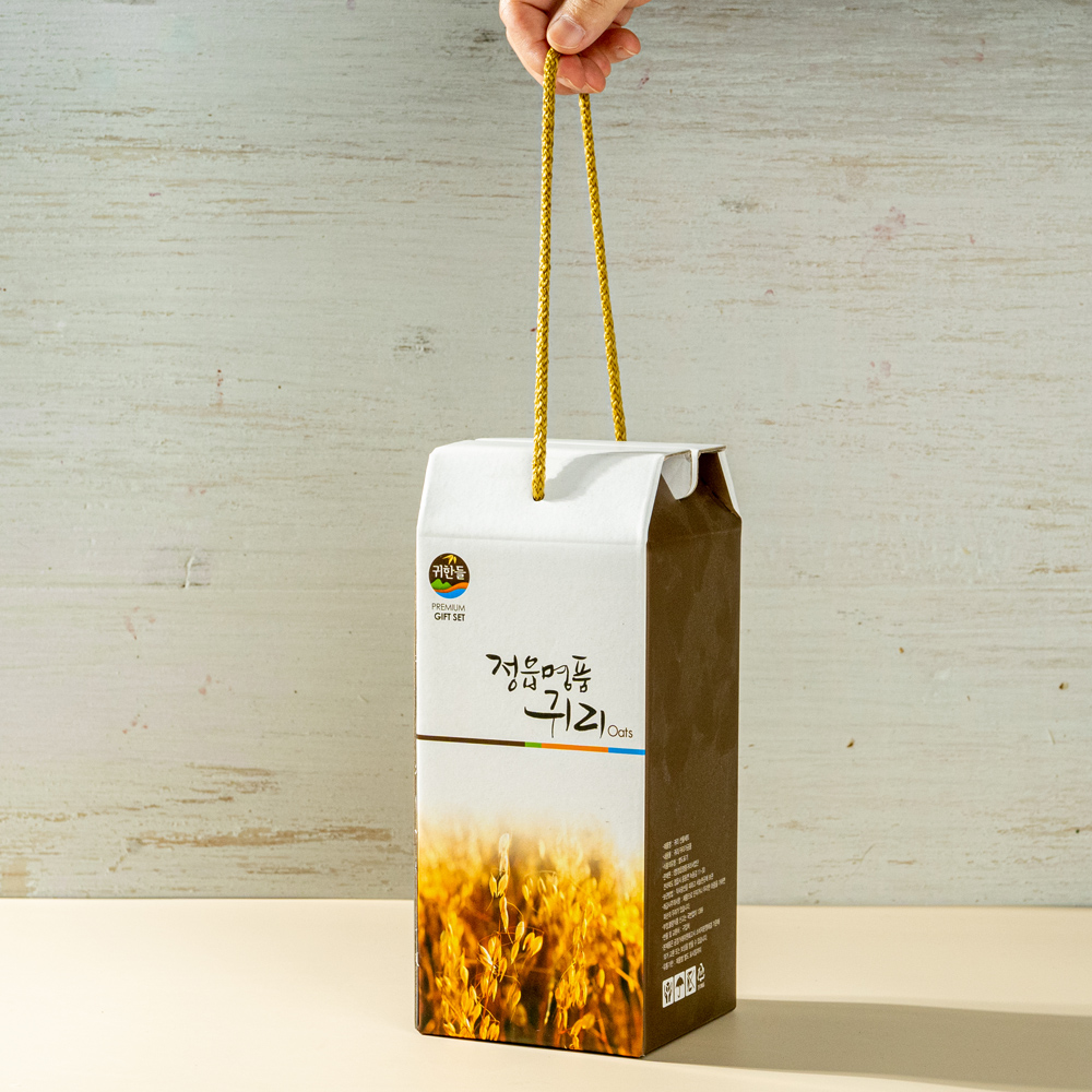 정읍명품귀리 선물세트 1호(700g x 1개) 국산 귀리 국내산 100% : 정읍명품귀리