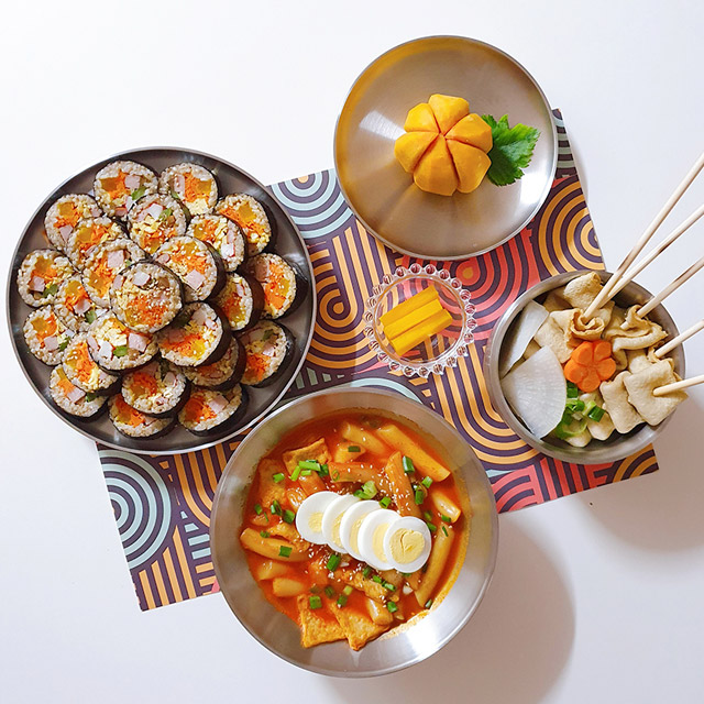 수입 스텐 SSGP 접시 치즈 플레이트 떡볶이 분식 감성 캠핑 예쁜 파스타 홈파티 그릇 : 레벤쿠첸