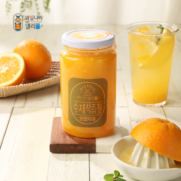 수제청 과일착즙청 오렌지청 500ml 단품 혹은 선물세트 : 과일나라앨리스