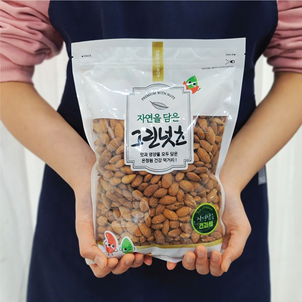 [온정원] 건강한 견과류 구운아몬드(염) 1kg : 온정원
