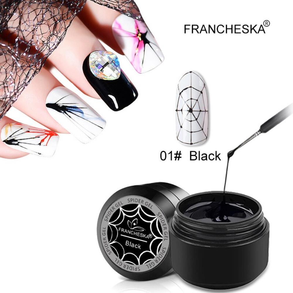 Francheska 네일 드로잉 페인트 손톱 스파이더 젤 : 야부끄