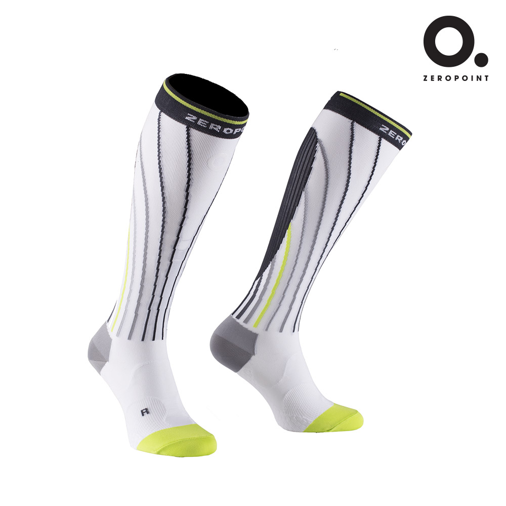 Zeropoint Pro Racing Socks 제로포인트 압박 양말 프로레이싱 삭... 옐로우 (기능성 훈련 스포츠 컴프레션 발목 보호대)  : 제로포인트