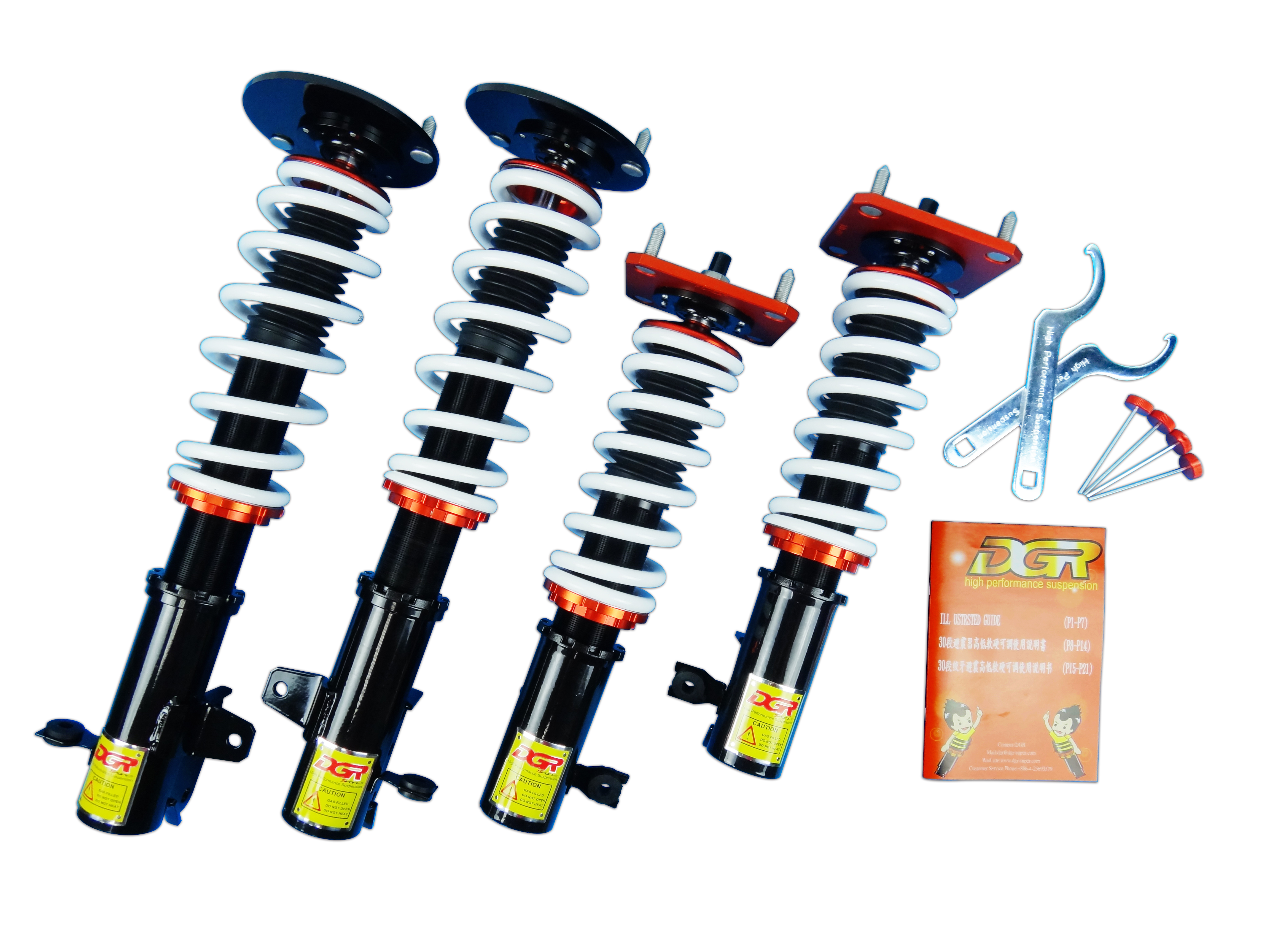 DGR 89-94 Mazda 323 4WD (BG) COILOVER SUSPENSION (디지알 89-94 마즈다 323 4WD (BG) 코일오버 서스펜션) : Red9ine 레드나인