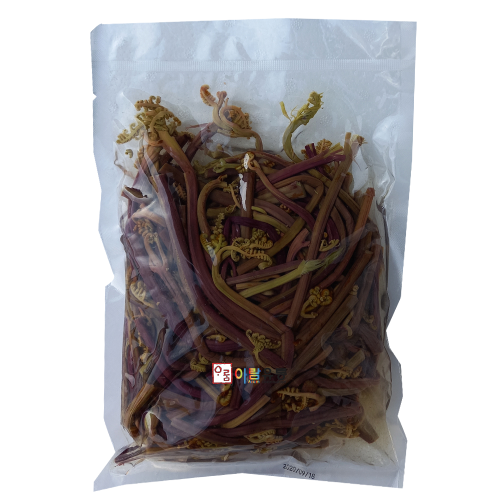 경인/삶은고사리(데침고사리.중국산.냉장) 500g : 아람유통