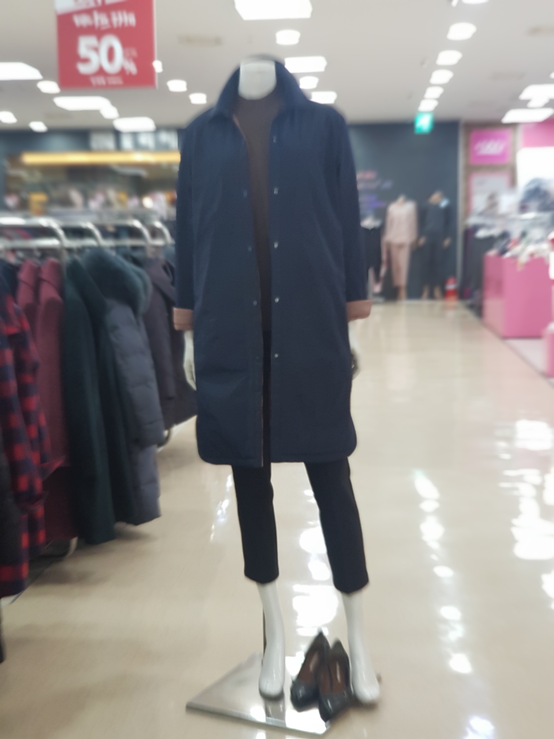 BMWHC8080 베아뜨리체 마담 미씨 누빔 패딩 코트 : 세이브존 상동 베아뜨리체