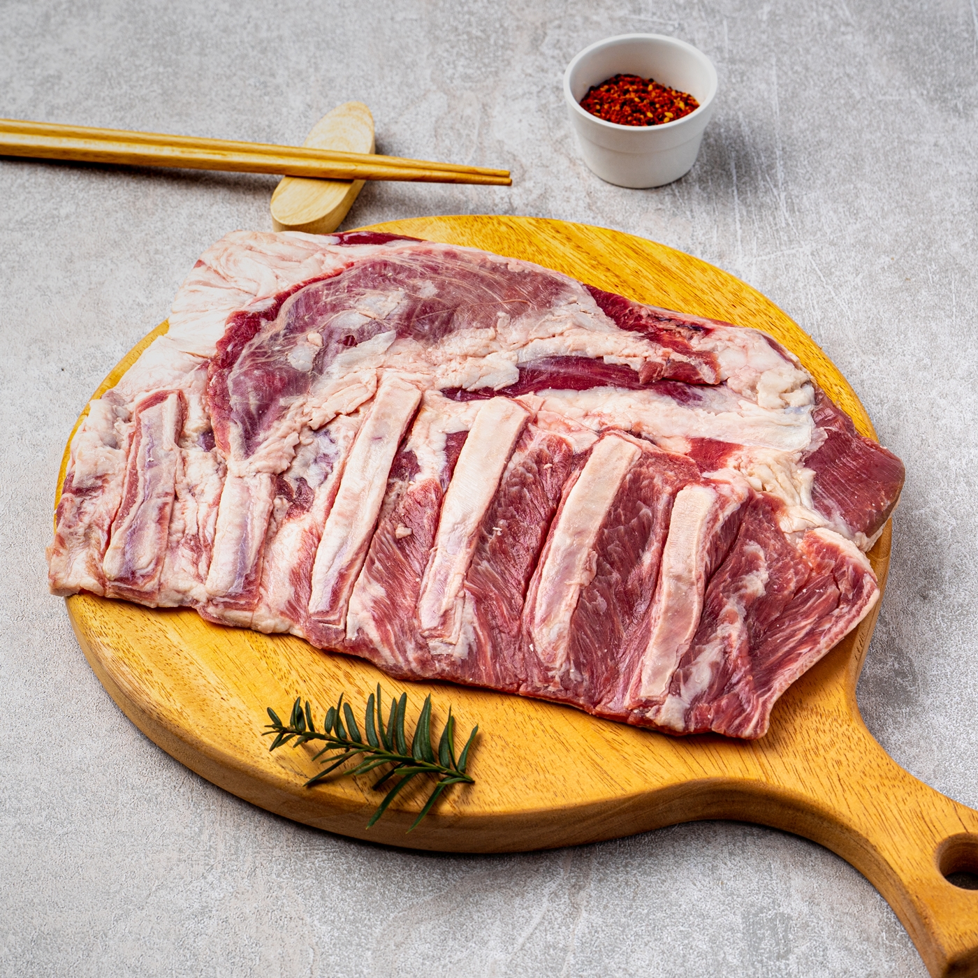 램스테이크하우스 통양삼겹 500g (소스3종증정) : 준성유통