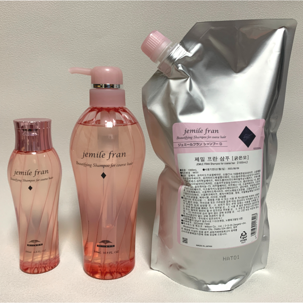 밀본 제밀프란 하트샴푸 500ml 미용실 샴푸 헤어 클리닉 : 헤어로샵