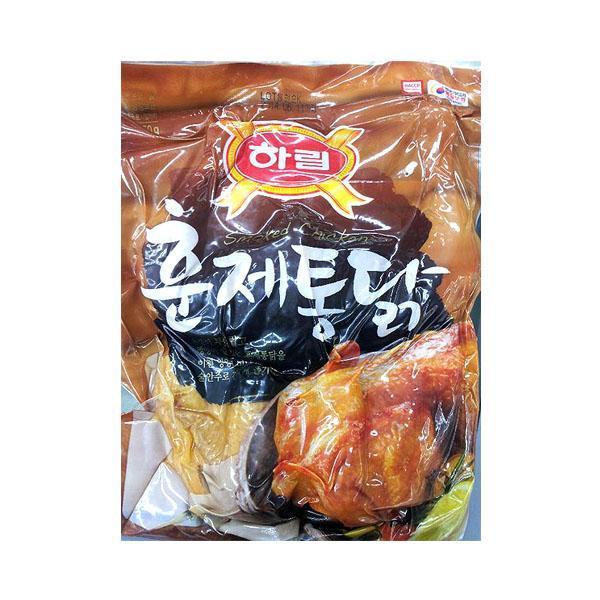 하림훈제통닭 훈제치킨 건강한야식 밤야식 550g  X 5개 : 단디판다