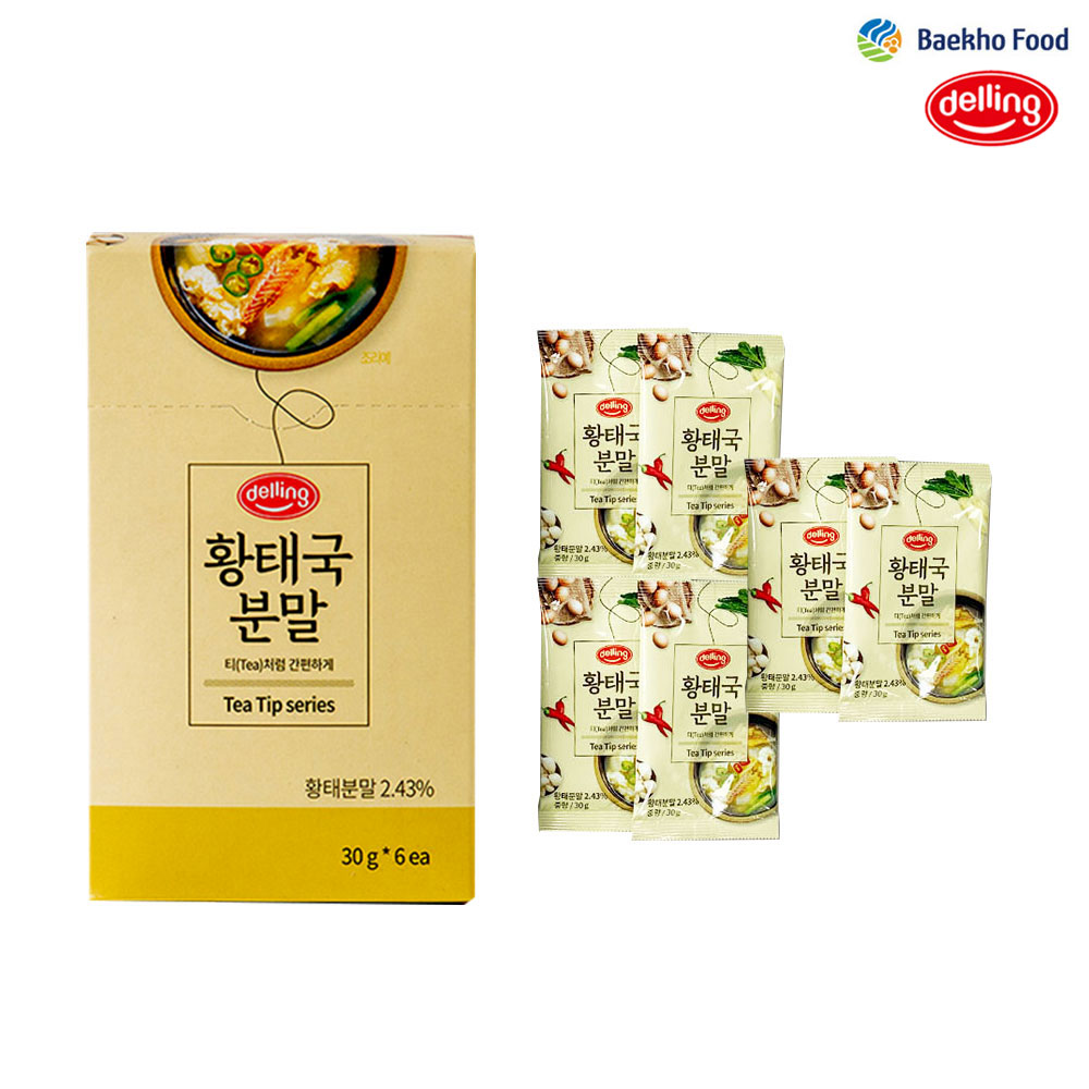 델링 간편요리 황태국 분말소스 30gx6ea/양념소스/찌개양념 : konmall