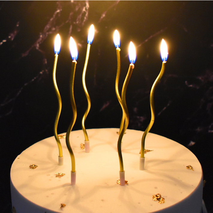 도매 생일초 꼬불이 웨이브 [6개입] X 10개 SET : 닛시스타일