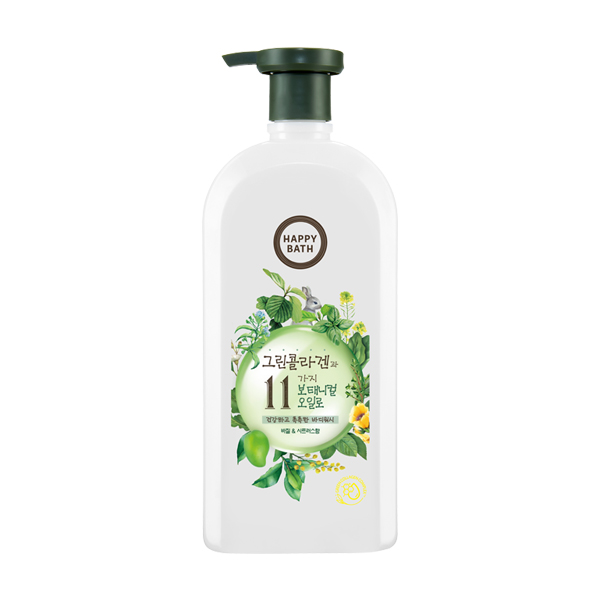 해피바스 그린콜라겐 바디워시 바질앤시트러스 750ml : 샵인스타
