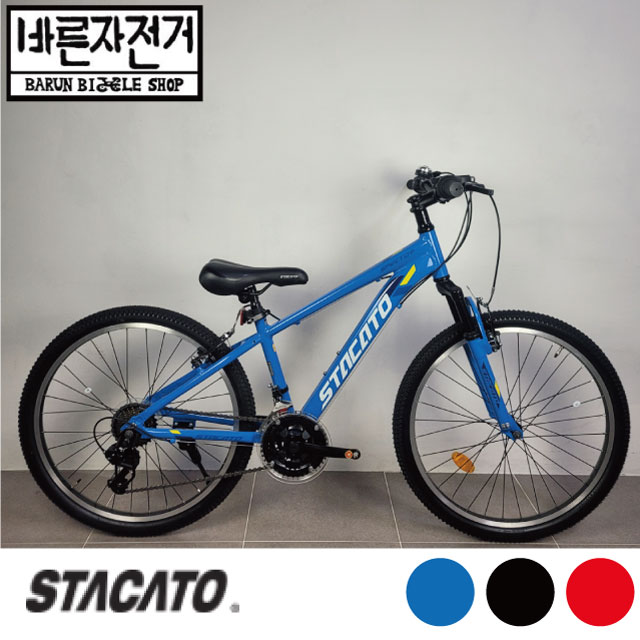 2021 스타카토 스펙터 421 24인치 알루미늄 시마노 21단 주니어 MTB 자전거 : 바른자전거