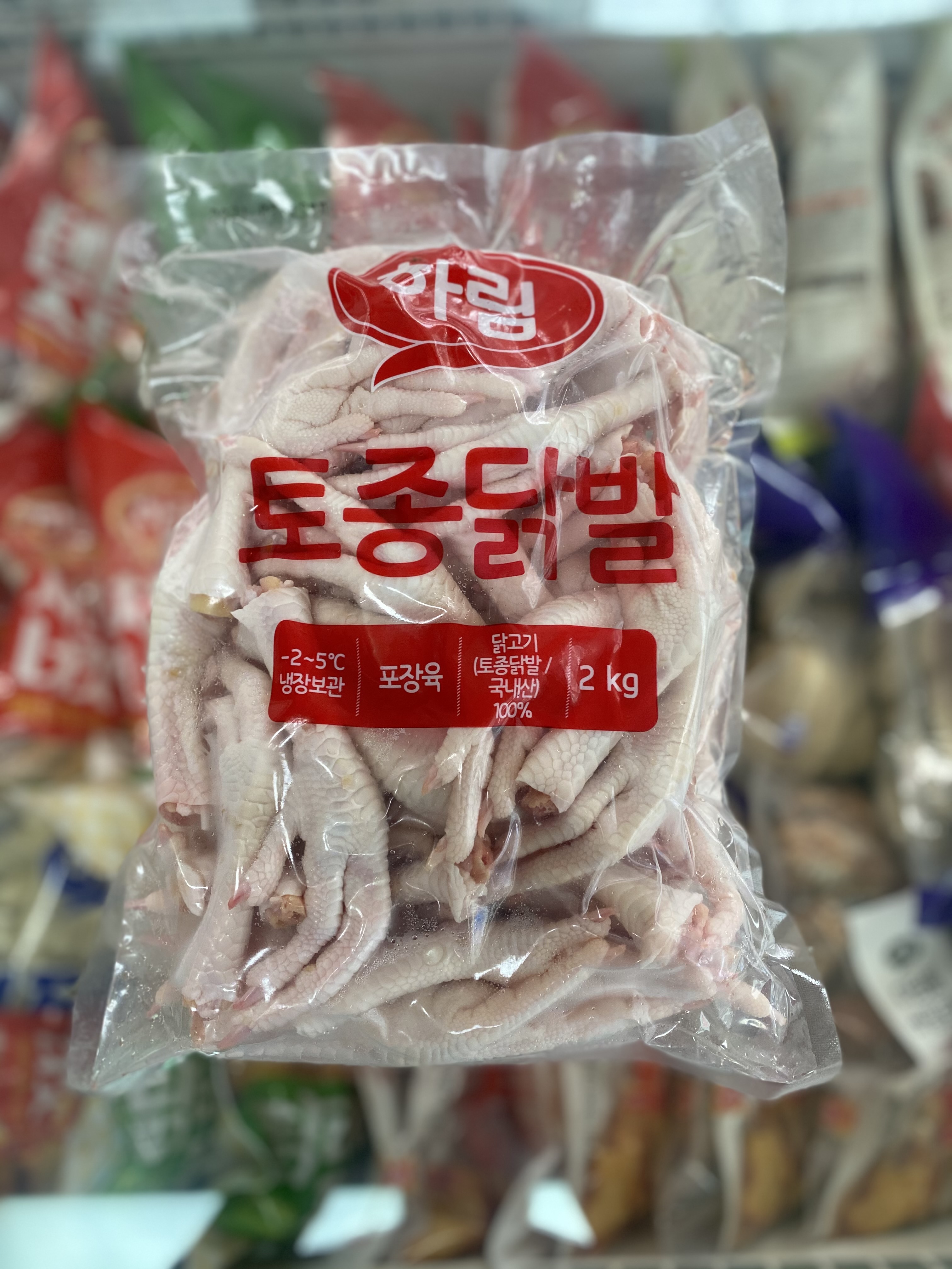 토종닭발 국내산 하림닭고기 생닭발 : 장원 축산