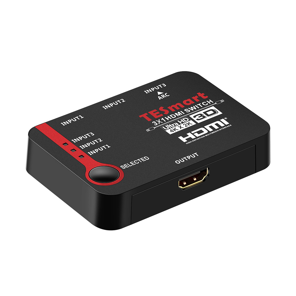 티이스마트 3포트 HDMI 선택기 UHD 4K(HSW0301A10) : 보다이앤씨