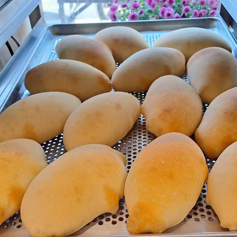 올리브듬뿍 치아바타 천연발효빵 설탕없는 비건 무당 저지방 사워도우 건강빵 유기농밀 : 밥브레드 비건빵